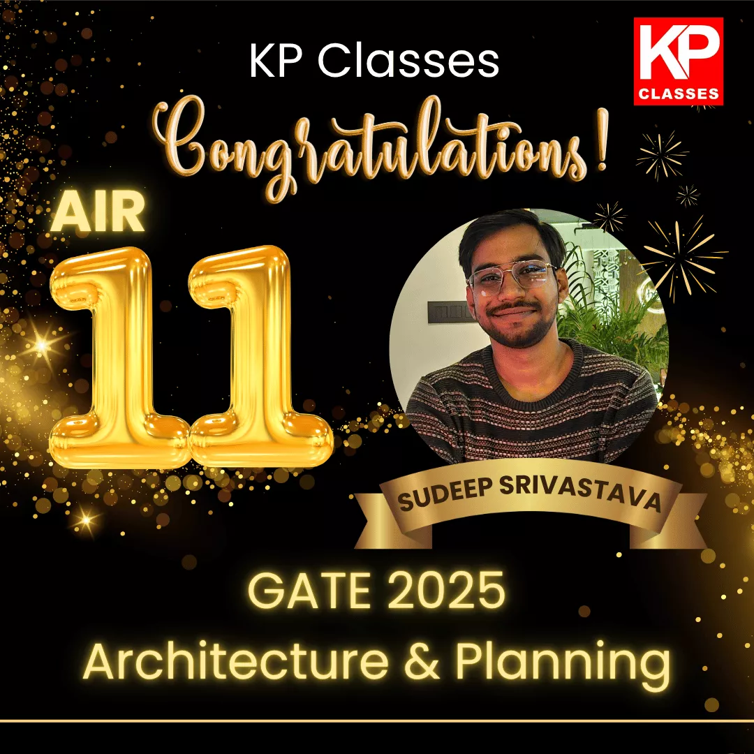 AIR 11 GATE Architecture 2025 Sudeep Srivastava