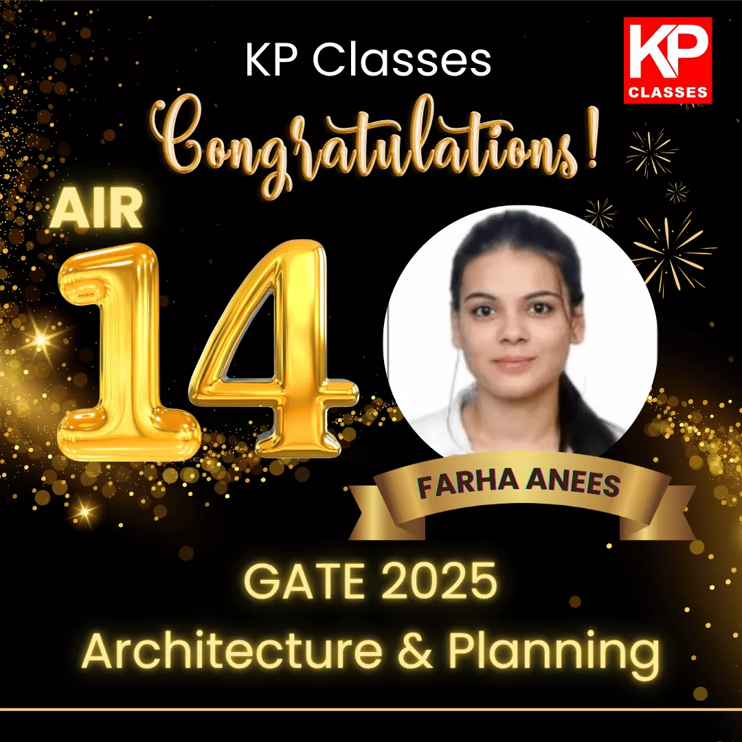 AIR 14 GATE Architecture 2025 Farha Anees