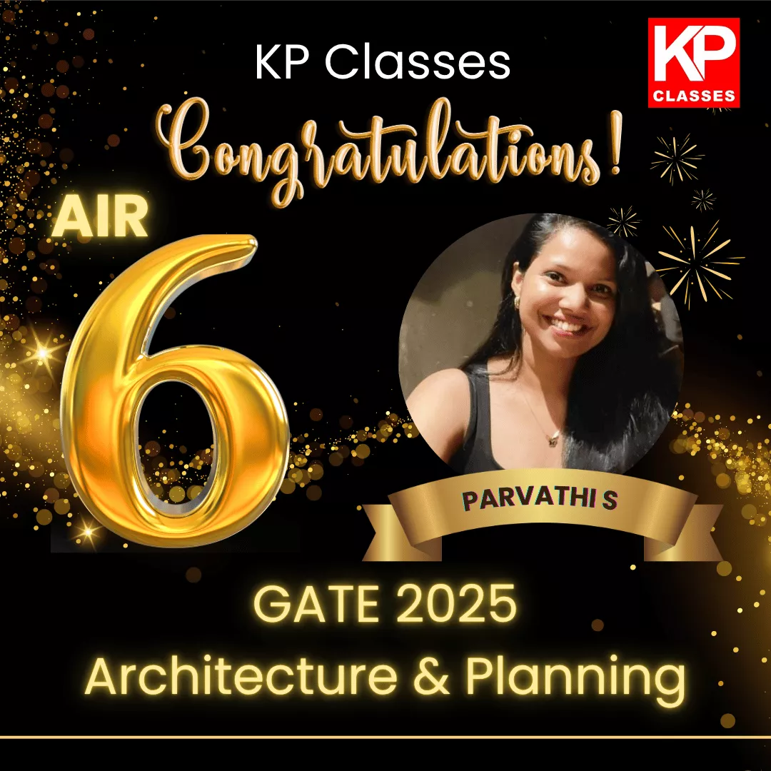 AIR 6 GATE Architecture 2025 Parvathi