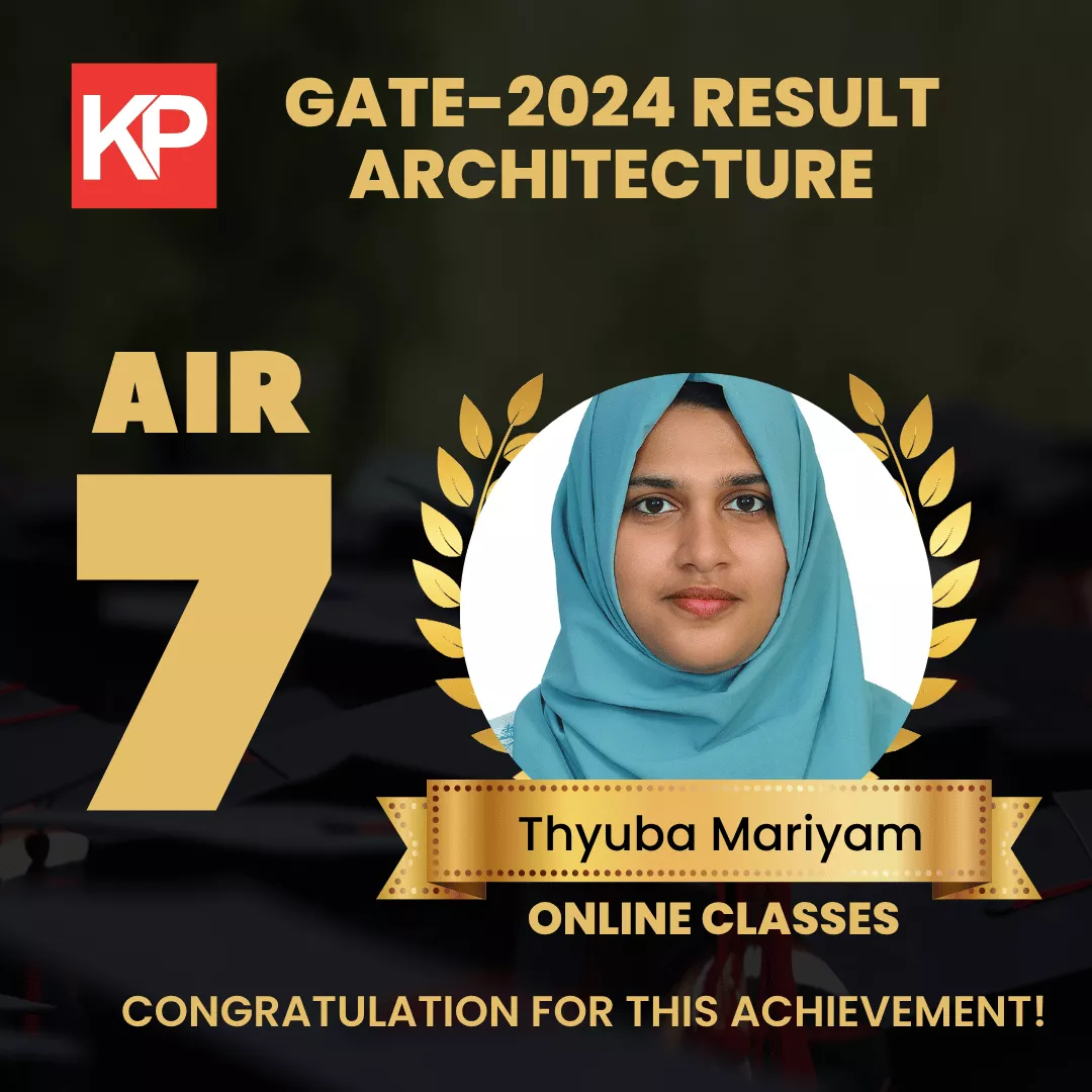 AIR 7 GATE Architecture 2024 Thyuba Mariyam