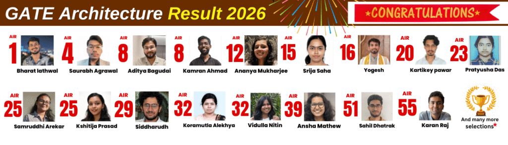 GATE Architecture 2026 Result By KP Classes (Banner).png